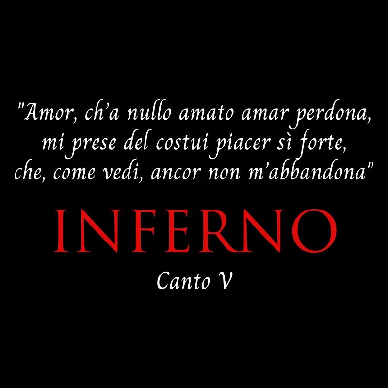 Inferno Canto V Divine Commedy Amor ch’ha nullo