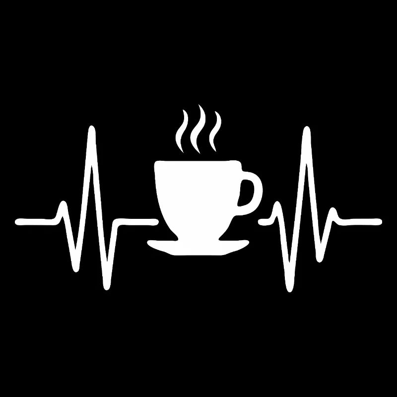 Broken Heart Coffee Cup Minimalist Line Design