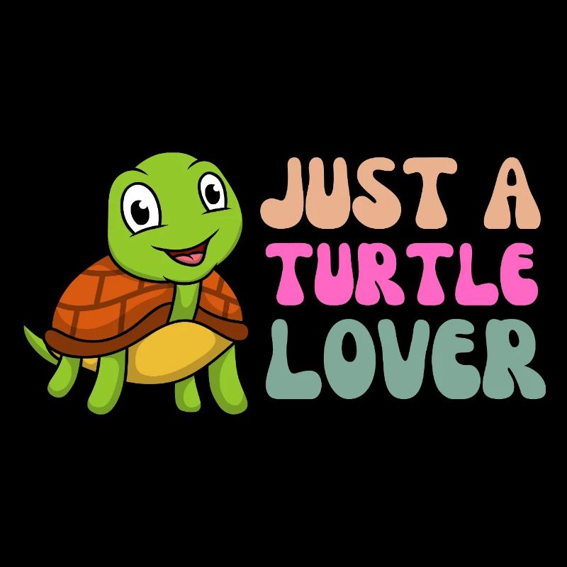 Adorable Turtle Lover Illustration