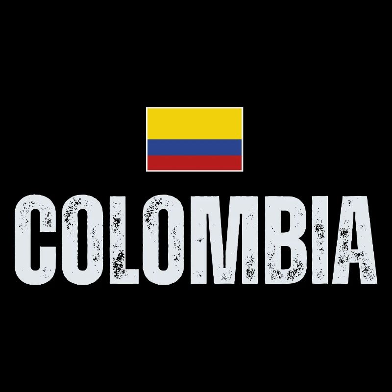 Drapeau de la Colombie, j’aime la Colombie