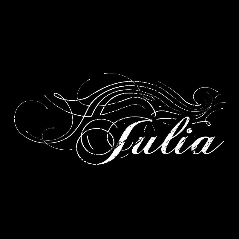 Julia décorée en blanc