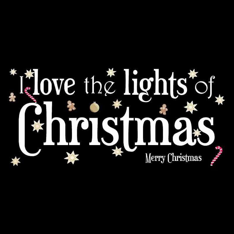 Ich liebe Weihnachtslichter, Englisch