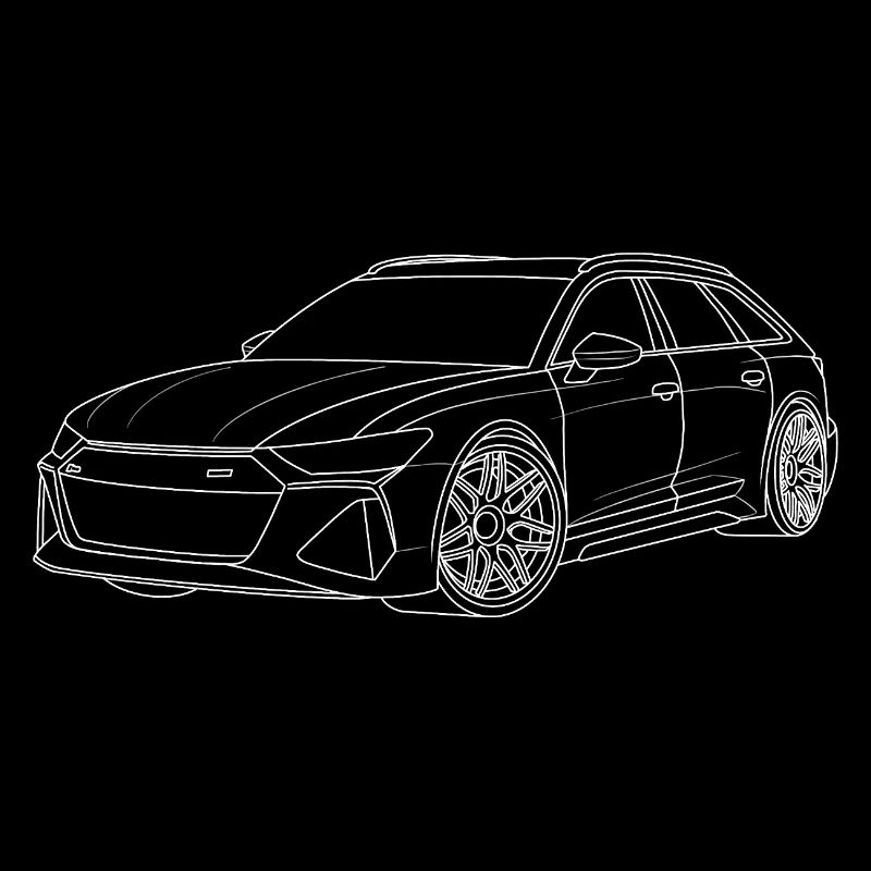 Auto Outline white