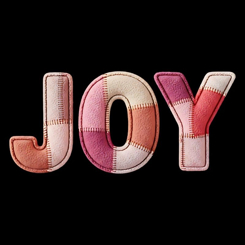 Joy Freude Patchwork Geschenk Frauen