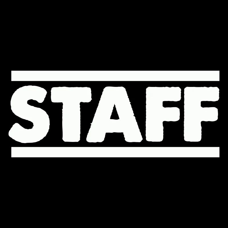 Staff Lettering Bold Contrast