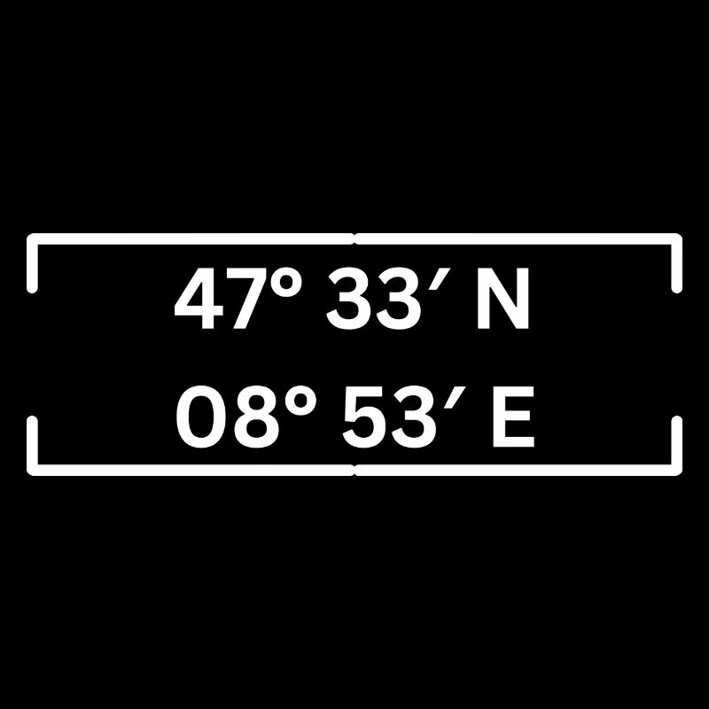 Coordinates Frauenfeld Minimalist