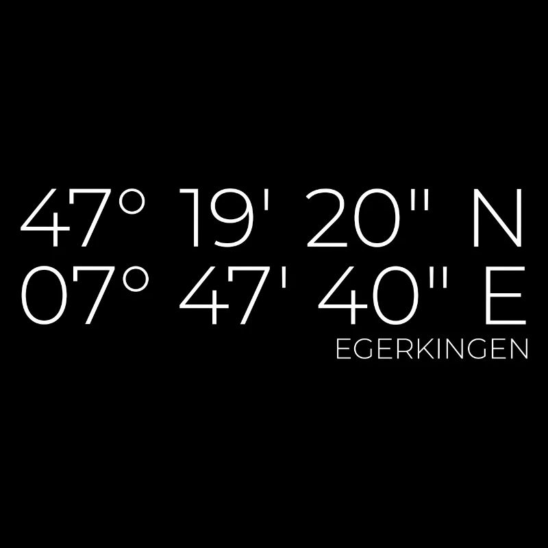 Coordinates Egerkingen, Switzerland