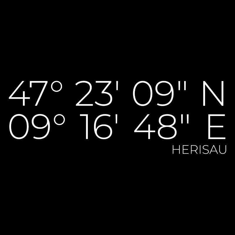 coordinates Herisau Appenzell Ausserrhoden
