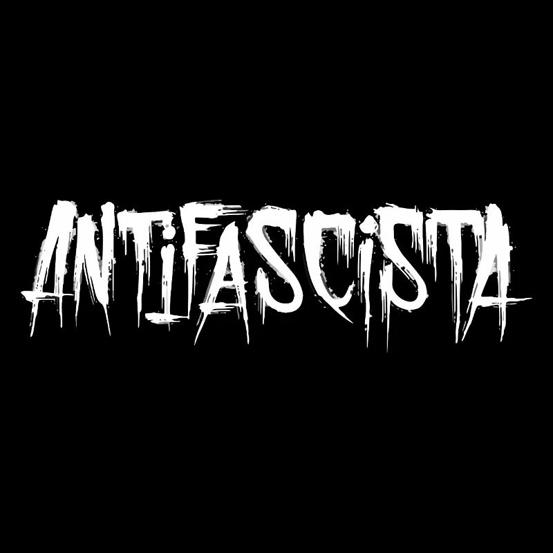Antifascista Lettering Graffiti Antifascism