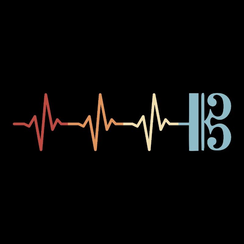 Alto clef, viola, viola, heartbeat