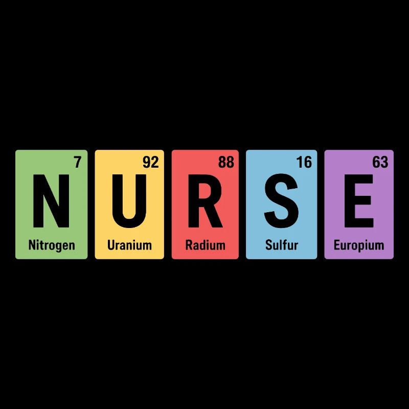 Nurse Block Design Element Colors