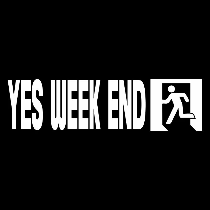 Yes Wochenende – Notfall – Weiß