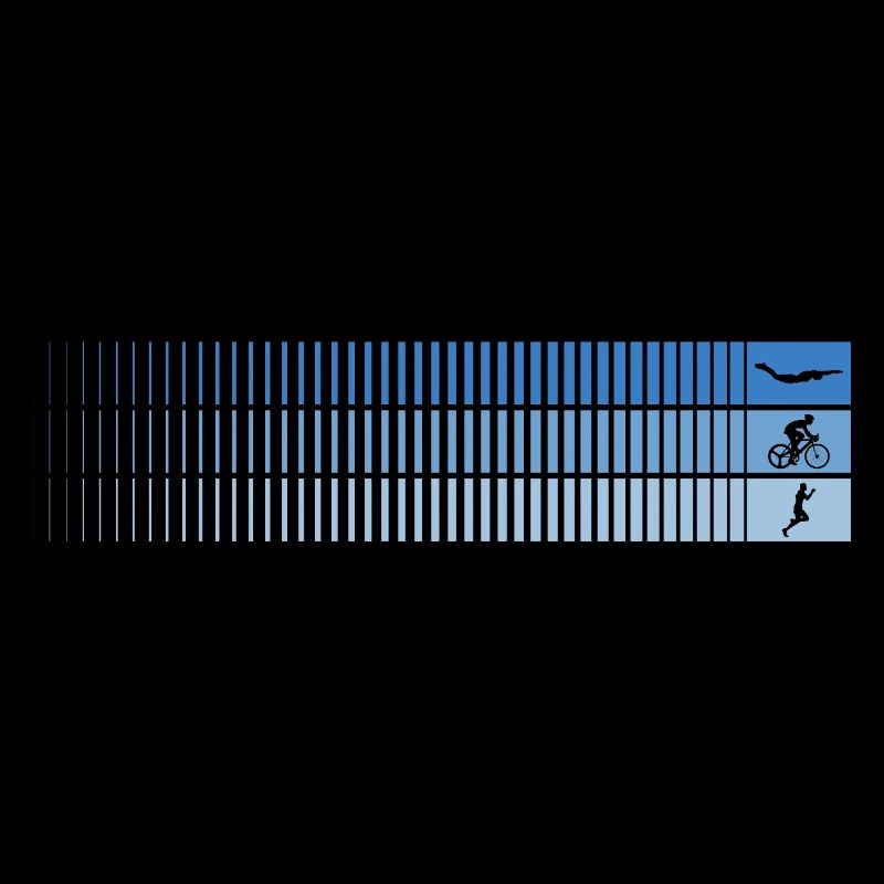 Azurblauer Farbverlauf Barcode Vogel