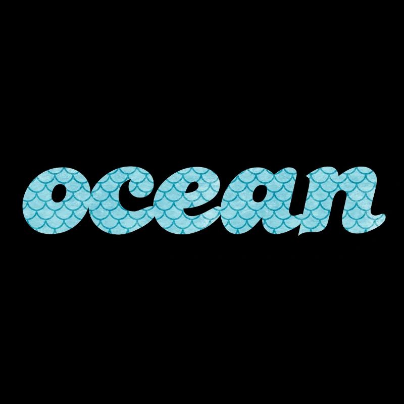 Ocean Ocean Fish Scales Sea Pattern Maritime Aqua