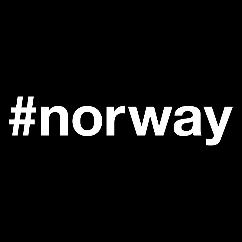NORWAY Hashtag Norwegen