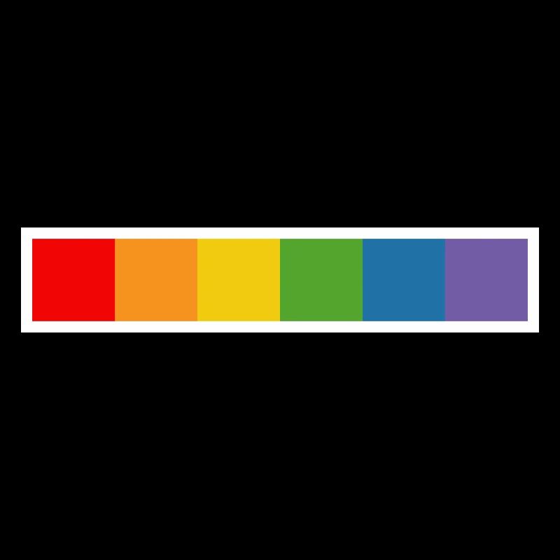 LGBT CSD Shirt rainbow white