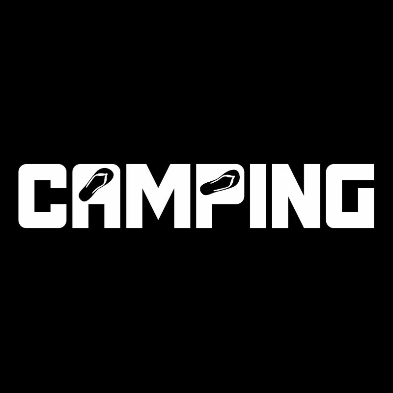 Camping Flip Flops Camper Holiday Outdoor Adventure