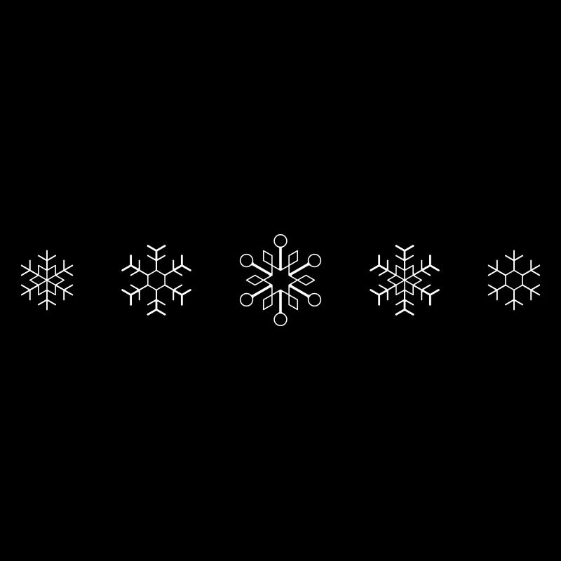 Five Snowflakes