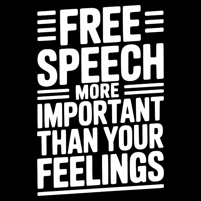 La liberté d’expression est plus importante que les sentiments