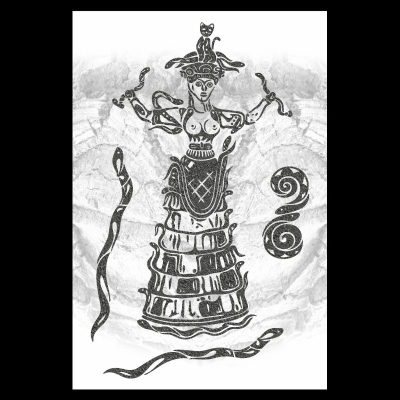 Déesse des serpents Déesse serpent