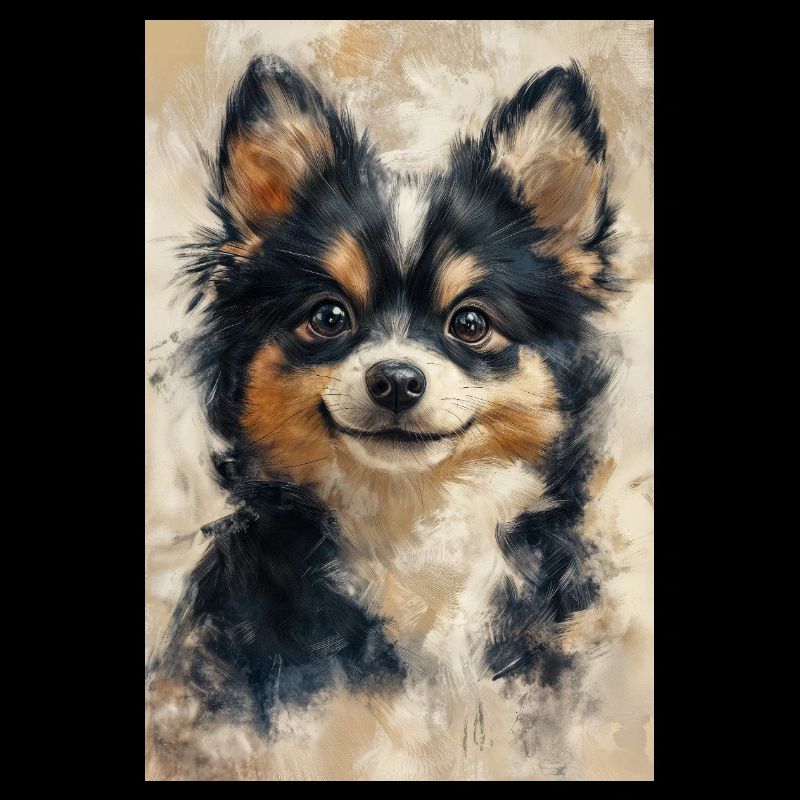 Illustration eines Hundes