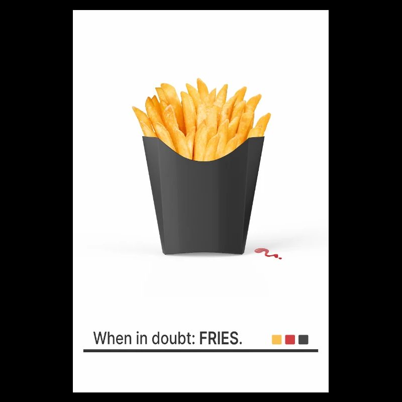 Les frites sont la solution à tout
