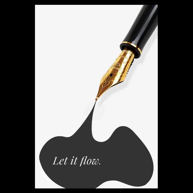 Let it flow Creativity Motivation Writing