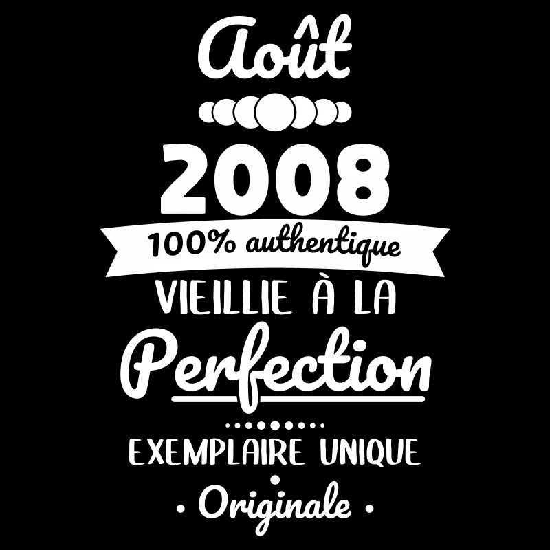Anniversaire 18 ans - Août 2008 Originale