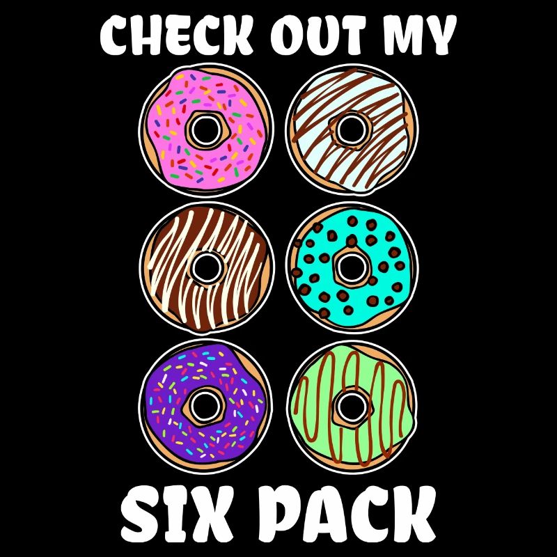 Funny statement donut candy snacking