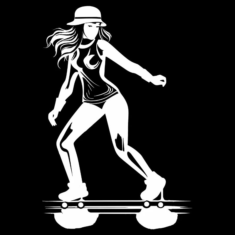 Roller Skating Drawing