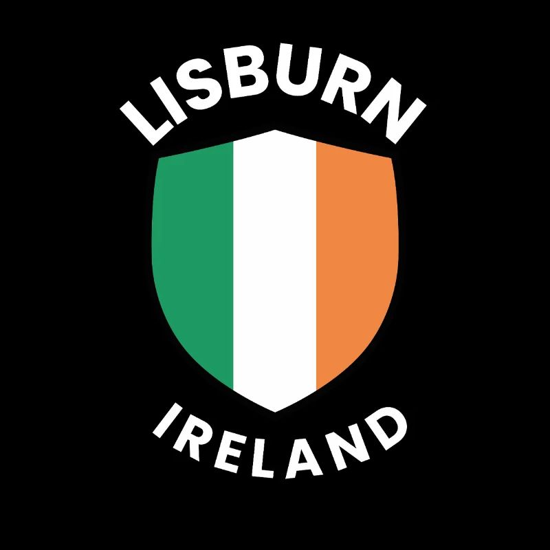 Tee du drapeau irlandais du Lisburn Shield