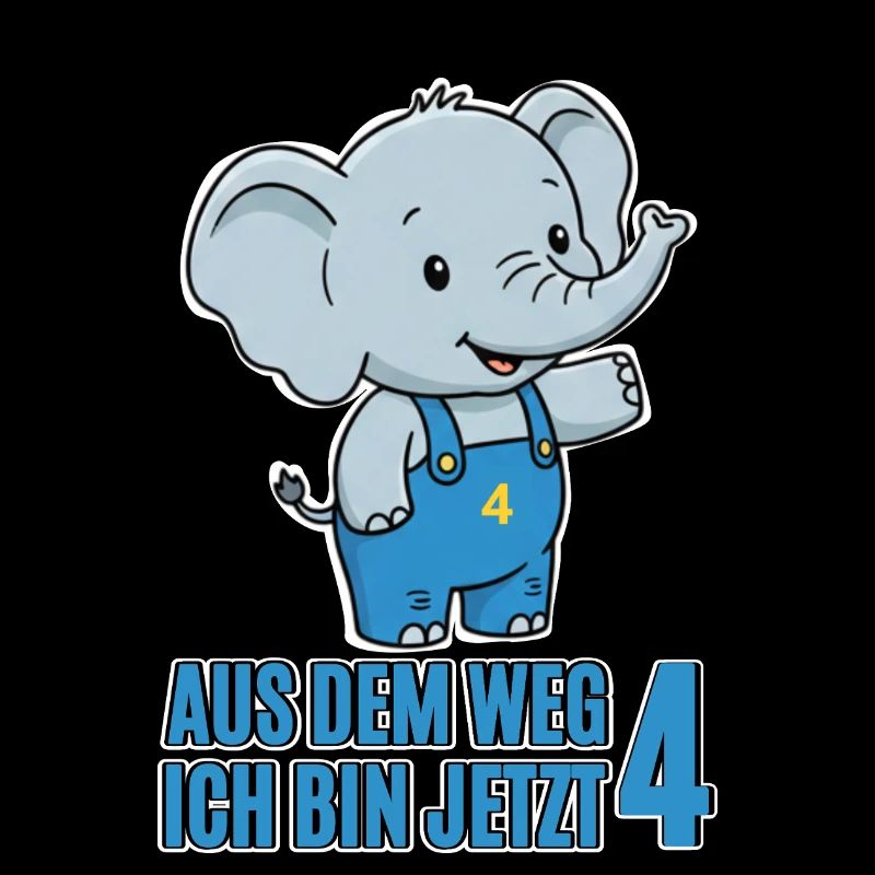 Éléphant du 4e anniversaire