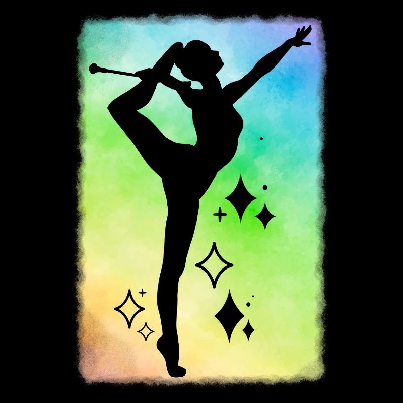 Twirleuse raindow background