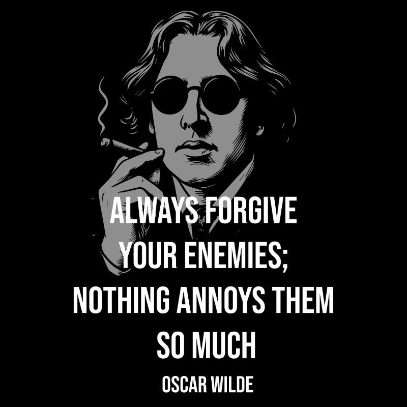 Citation d’Oscar Wilde : Pardonner aux ennemis