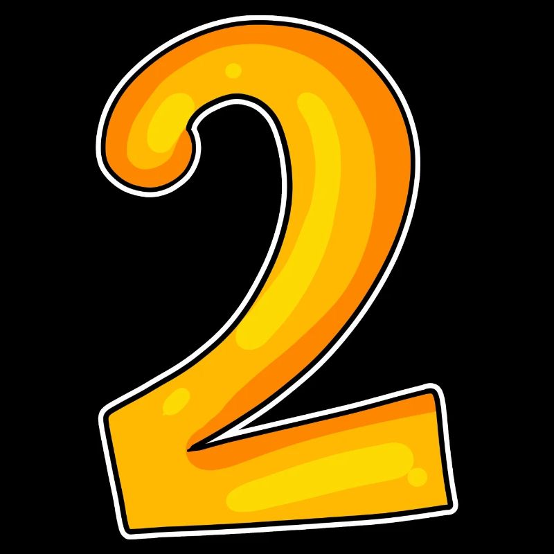 Two - 2 - Number Number