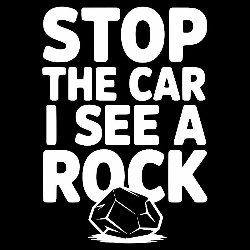 Halt das Auto an, ich sehe einen Stein