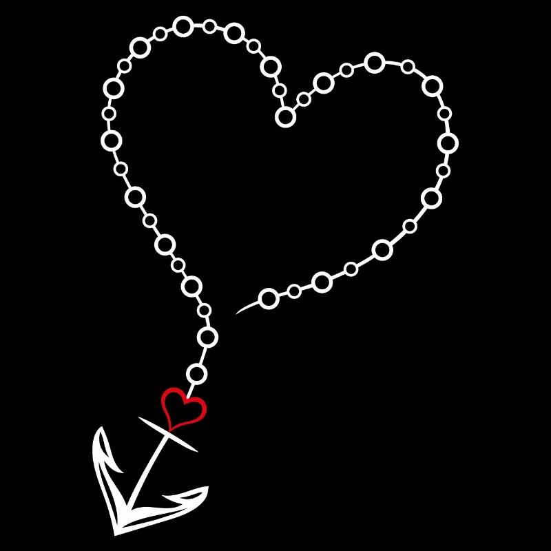 Heart with anchor