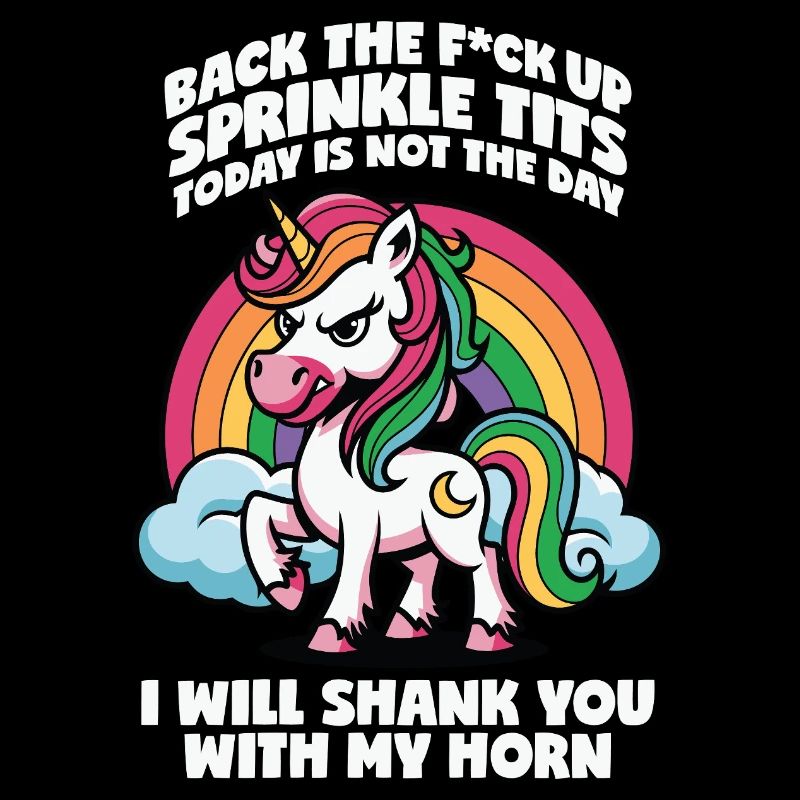 Regenbogen Einhorn Attitüde Geschenk Geschenkidee