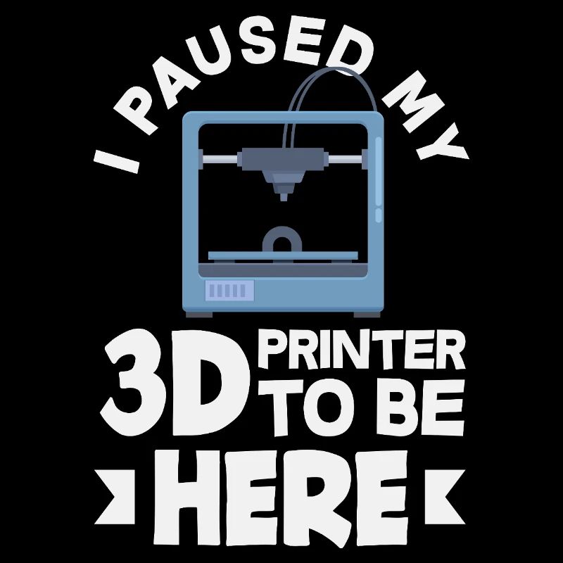 I paused my 3D printer funny
