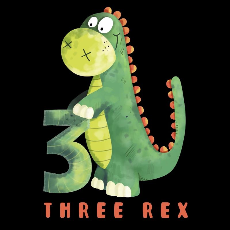 Three Rex I Dino 3 years I 3rd birthday I Three