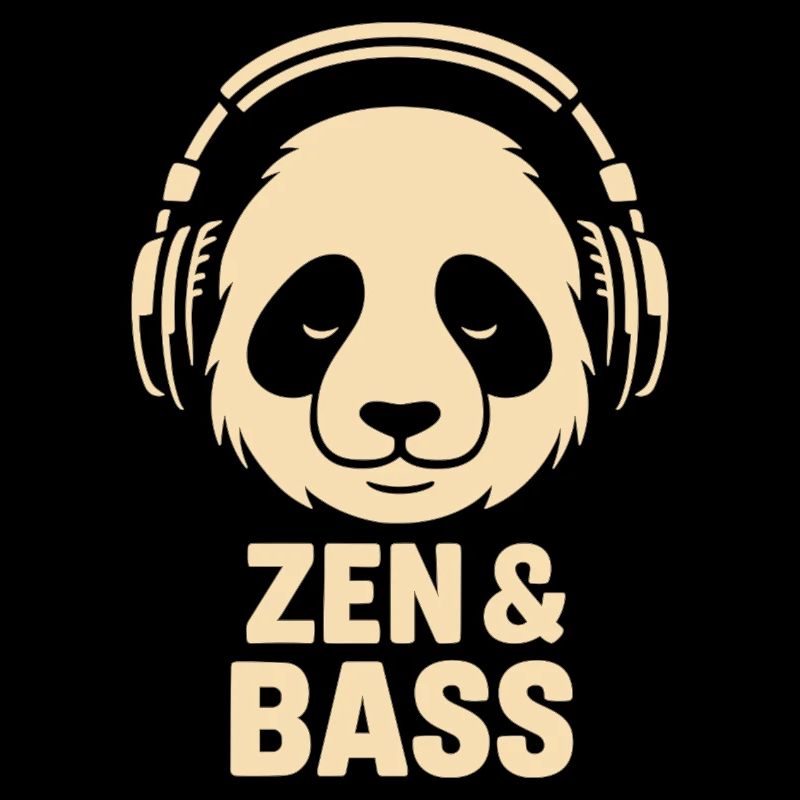 Panda avec un casque