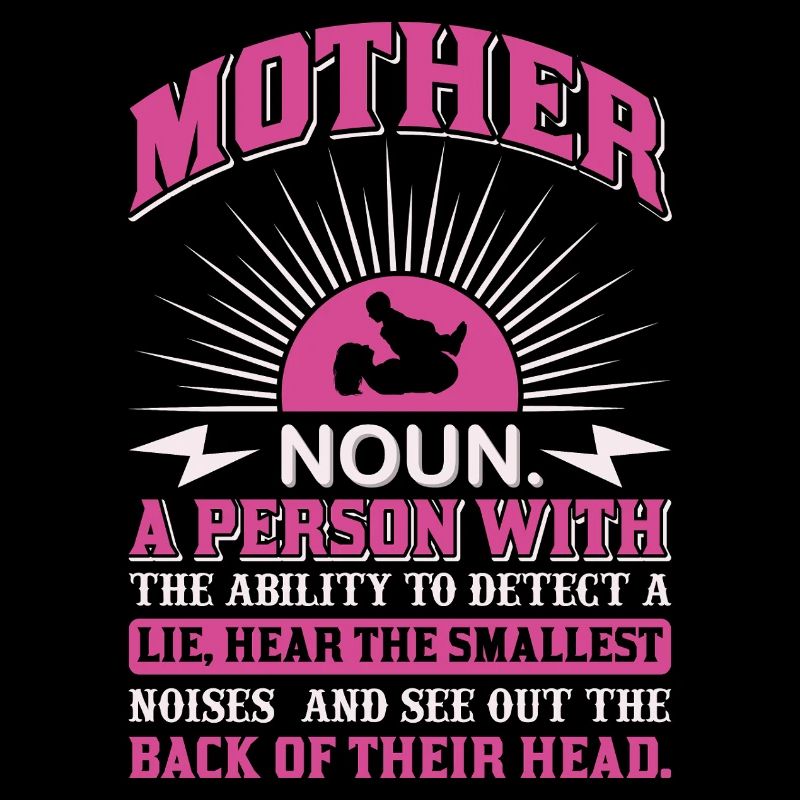 Mutter-Substantiv-Definition Lustiges Mutter-Power-Shirt