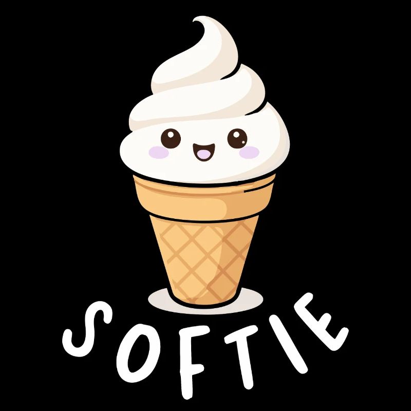Softie Softeis Liebe Minimal Statement
