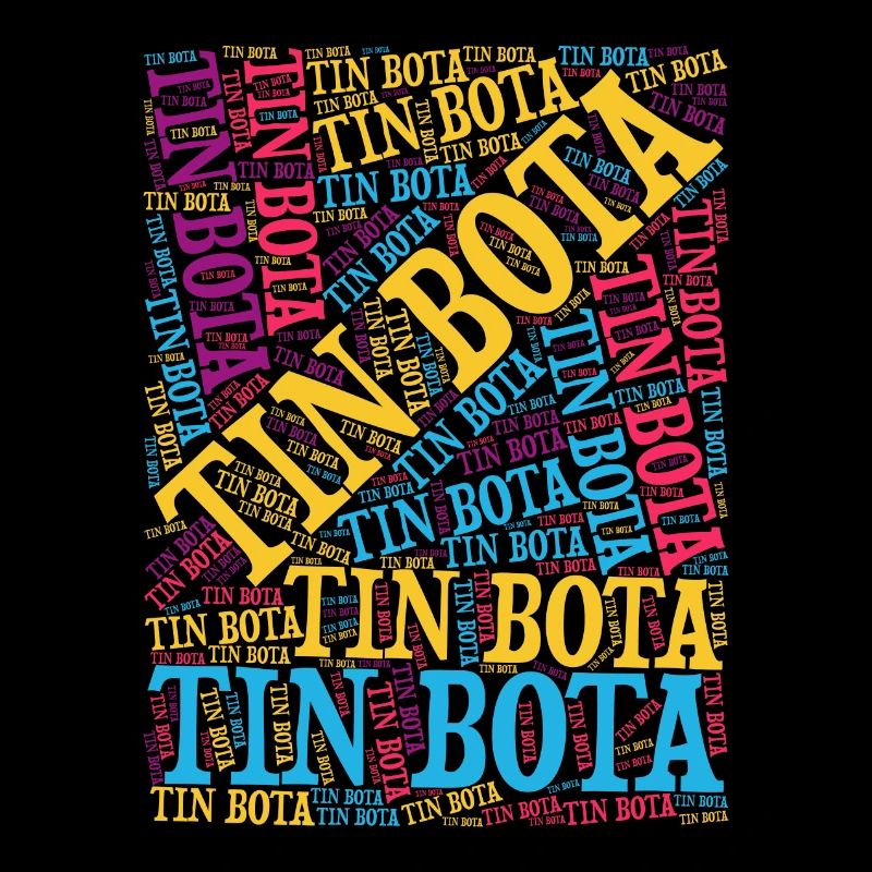 t-shirt tin bota nuage de mots Emilia Romagna