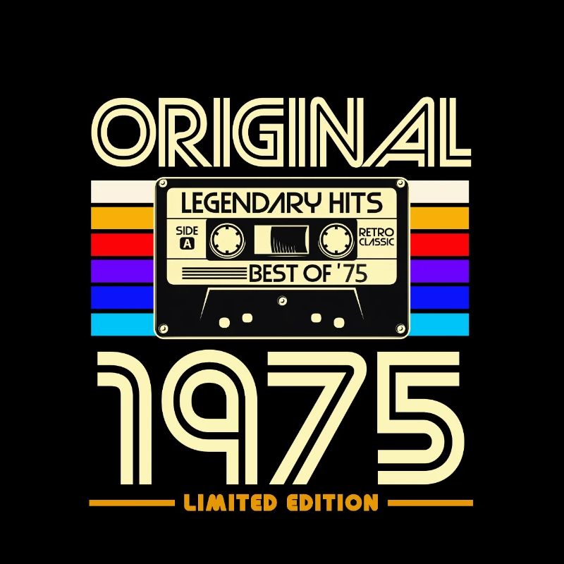 Original 1975 Cassette Rétro