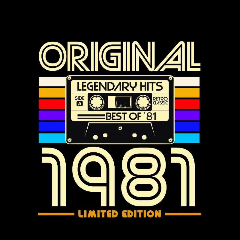 Original 1981 Cassette Rétro Édition Limitée