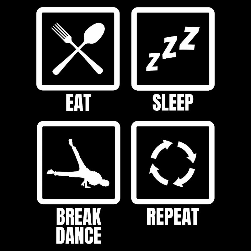 Manger dormir pause danse répéter