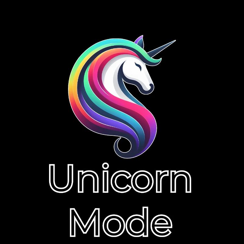 Unicorn Mode Farbexplosion