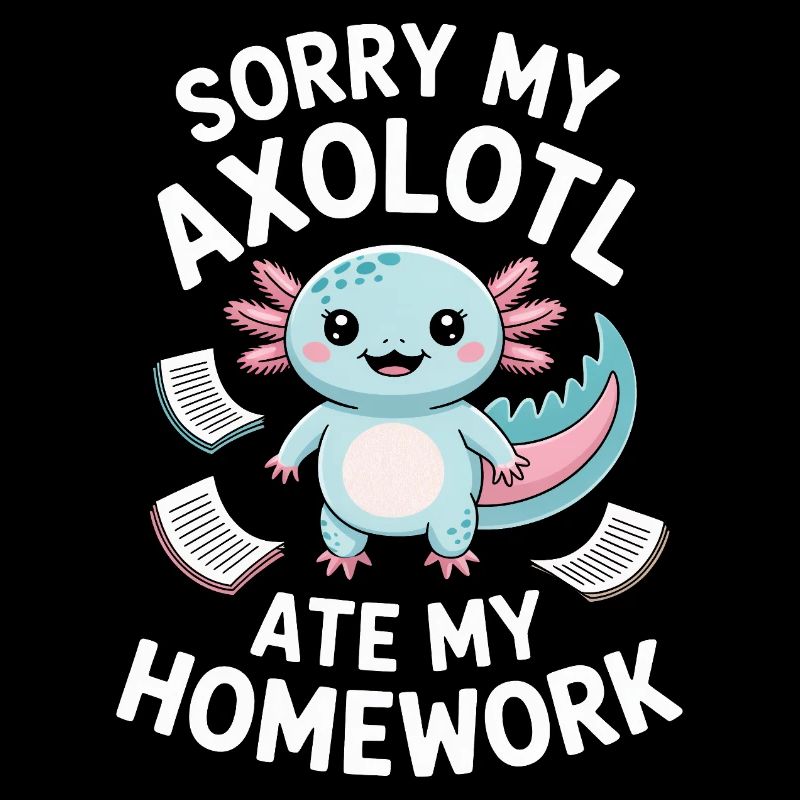 Braquage de devoirs d’Axolotl