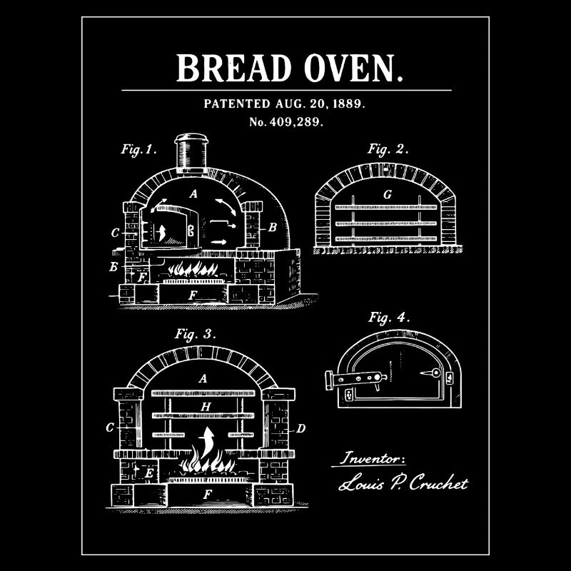 Bread Oven Blueprint Design